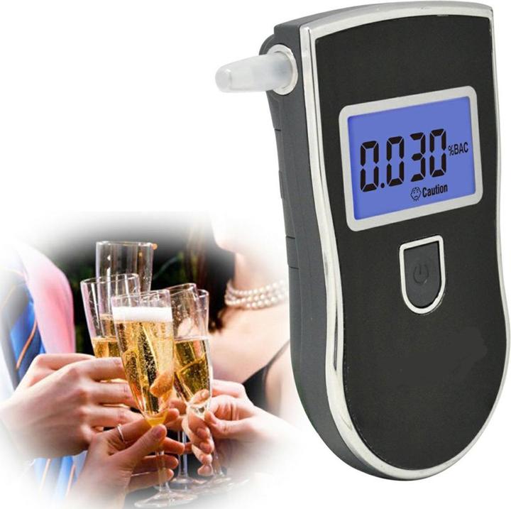 ATL Telecom Ltd AL6 LCD breathalyzer with mouthpieces