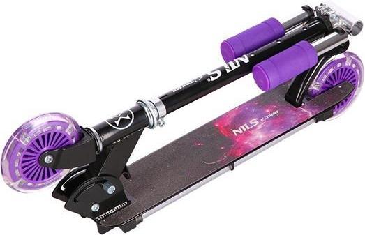 Actual product image Nils Hd025 LED Violet Extreme Scooter