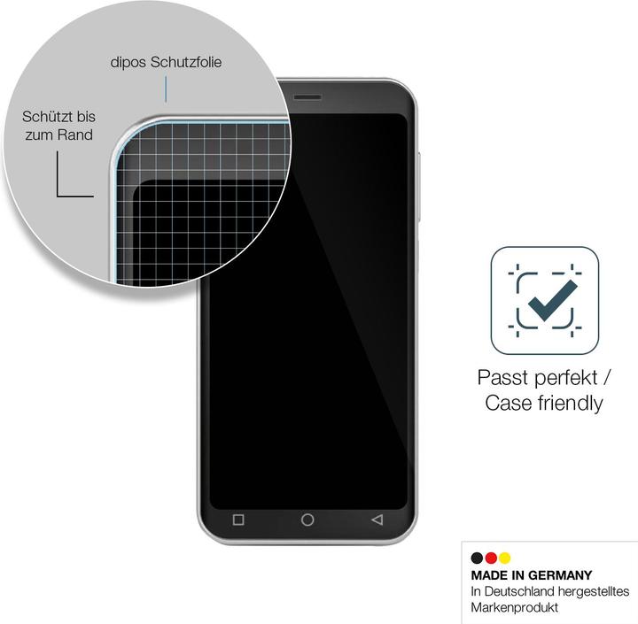 Produktbild Dipos Anti-Shock Displayschutz 9H (1 Stück, Emporia Smart 5)