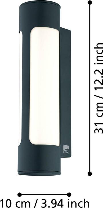 Actual product image EGLO Led Outdoor Wall Light Tonego (1200 lm, IP44)