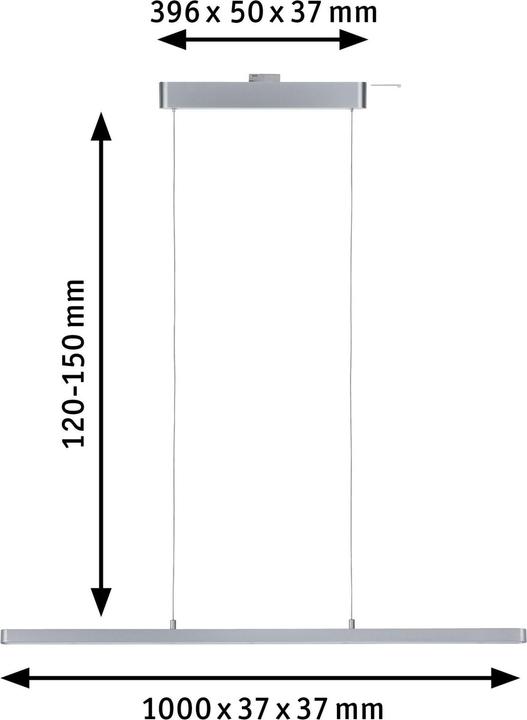 Image du produit Paulmann URail Suspension Lento (4130 lm)