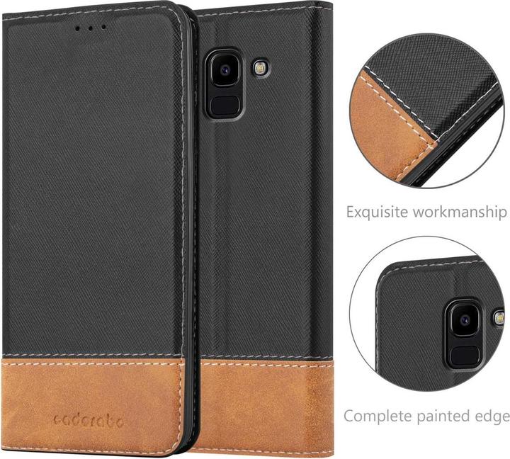 Produktbild Cadorabo X-Wallet Kunstlederkombi Hülle (Samsung Galaxy J6 (2018))