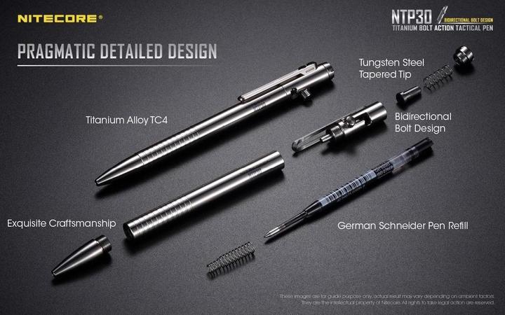 Produktbild Nitecore Titan Pen NTP30 (Silber, 1 x)