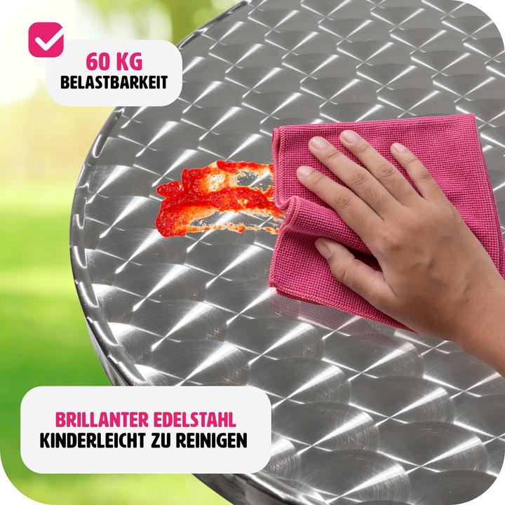 Produktbild tectake Bistrotisch (Ø 60 x 110 cm)