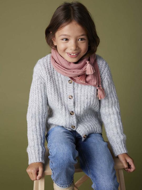 Produktbild Vertbaudet Flauschige Mädchen Strickjacke Oeko-Tex (128)