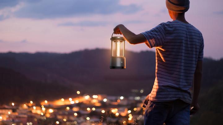 Actual product image Lepro LED Camping-Laterne mit Powerbank-Funktion