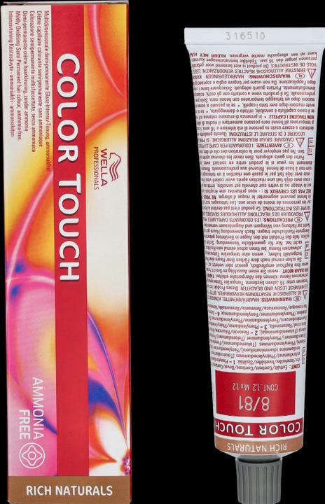 Image du produit Wella Colour Touch Rich Naturals (8/81 blond clair nacré clair cendres nacrées)