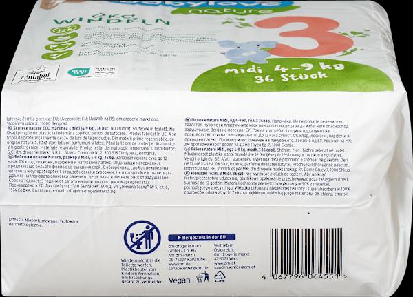 Image du produit dm babylove nature Windeln (Taille 3, Pack, 36 pièce(s))