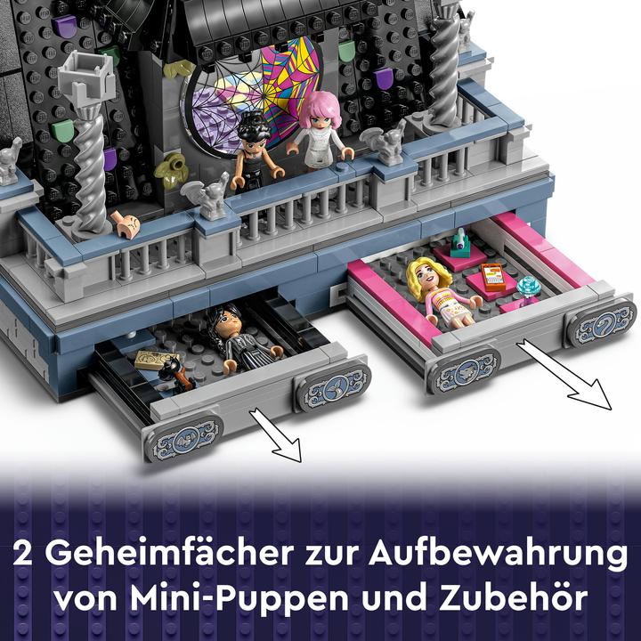 Produktbild LEGO Wednesdays und Enids Zimmer im Studentenwohnheim (76781, LEGO Wednesday, LEGO Seltene Sets)