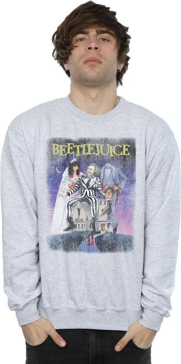 Produktbild Beetlejuice Distressed Poster Sweatshirt aus Baumwolle (S)