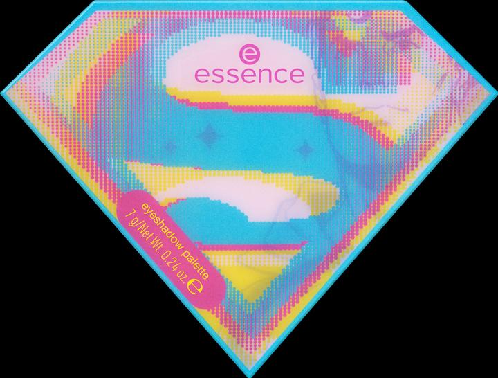 essence Superman eyeshadow palette (01 Find your power, 02 Join the league)
