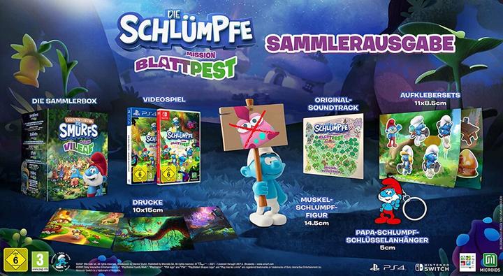 Produktbild astragon Die Schlümpfe: Mission Blattpest -- Sammlerausgabe (Collector Edition) (Switch)