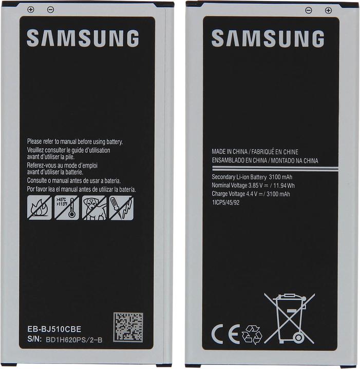 Actual product image Samsung EB-BJ510CBE 3100 mAh battery