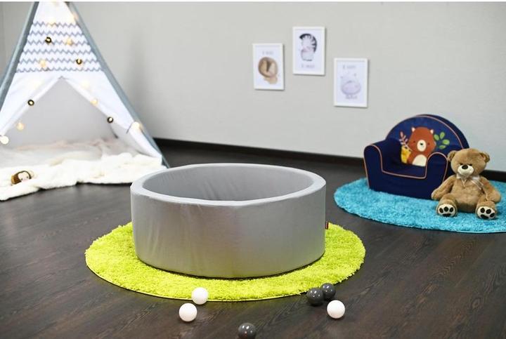 Produktbild Knorrtoys Bällebad soft "Grey" - 100 balls grey/white (ca. 6cm Durchmesser)