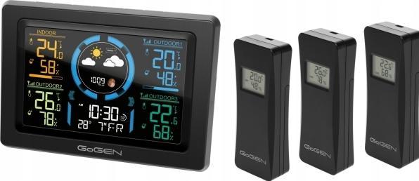 GoGen Weather station ME 3397 Black