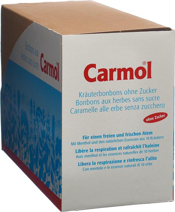 Carmol Kräuterbonbons ohne Zucker (12 Stk., 75 g)