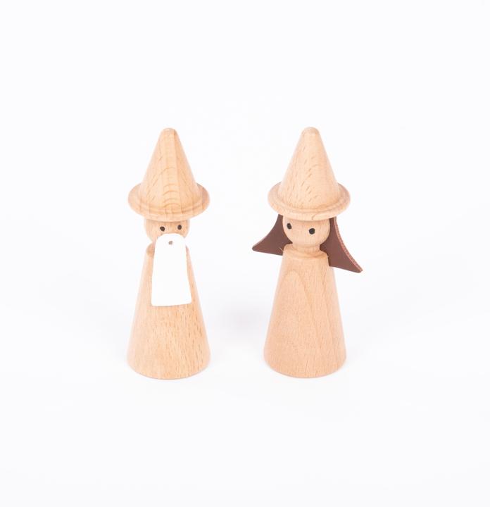 Produktbild TickiT Set mit 10 Verzauberten Märchenfiguren aus Holz