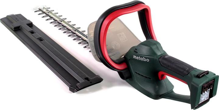 Produktbild Metabo AHS 18-55 V Akku Heckenschere 18V 53cm + 2x Akku 5,2Ah + Ladegerät (Akkuheckenschere)