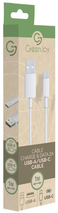 Produktbild Freaks and Geeks FREAKS Cavo di Ricarica da USB-A a USB-C Bianco 1m V2 (USB 3.2 Gen 1)