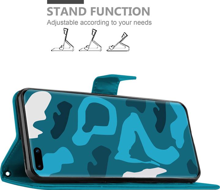 Actual product image Cadorabo Flower Book Cover (Huawei P40 Pro)