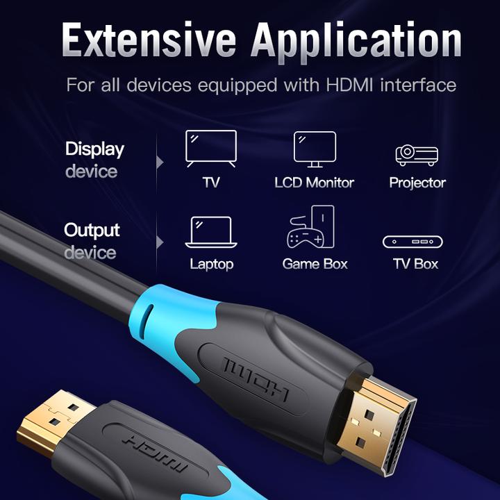 Produktbild Vention HMDI Cable 2 Meter black (2 m, HDMI)