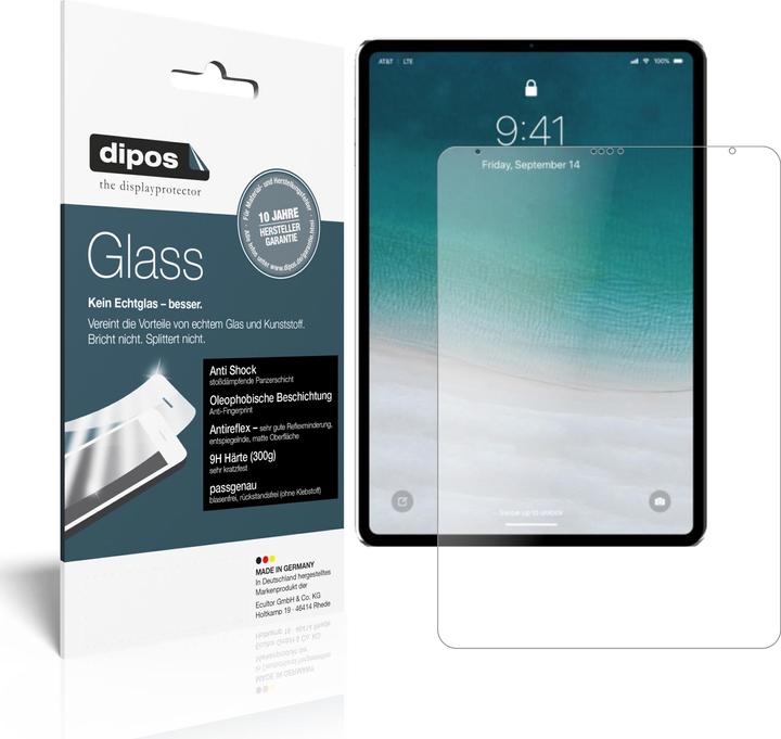 Actual product image Dipos Screen Protector Anti-Shock (1 Piece, iPad Pro 12.9 2020 (4. Gen))