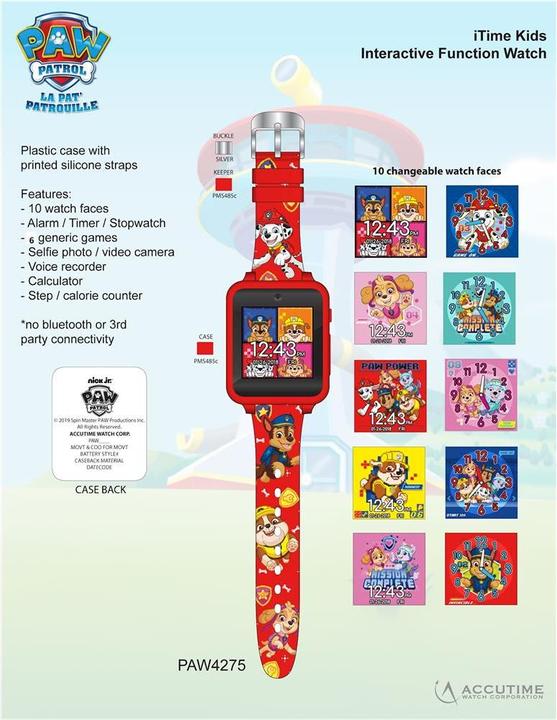 Image du produit Brandunit Montre intelligente Paw Patrol (40 mm)