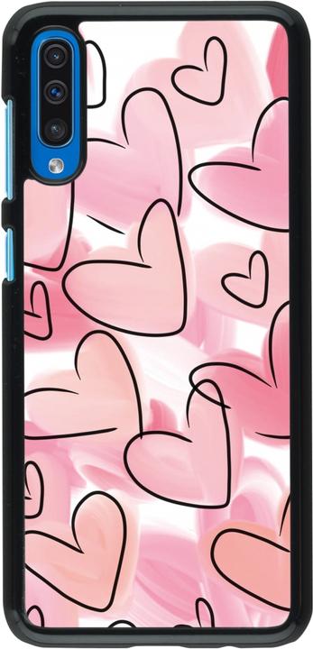 Produktbild PhoneLook Hülle Easter 2023 pink hearts (Samsung Galaxy A50)