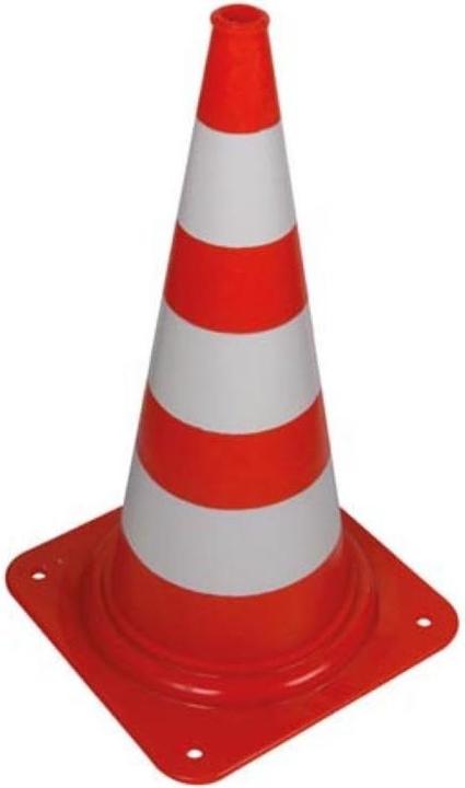 Velleman CÔNE ROUGE/BLANC 75 cm