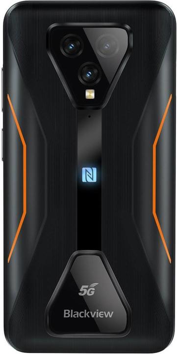 Actual product image Blackview BL5000 (128 GB, Black, Orange, 6.36", Dual SIM, 12 Mpx, 5G)