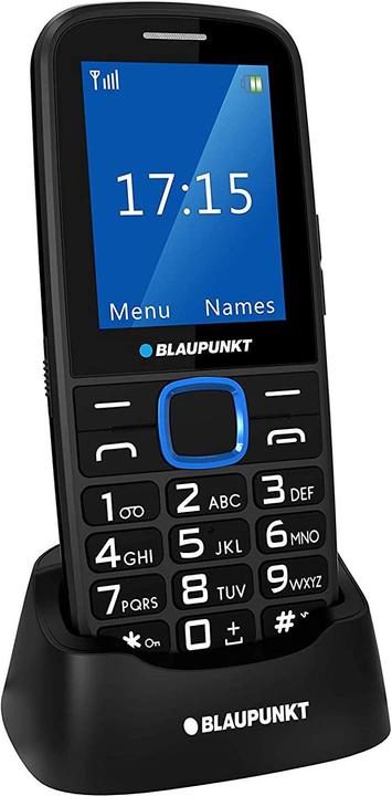 Actual product image Blaupunkt BS 04 black-blue ENG (0.03 GB, Black, Blue, Single SIM)