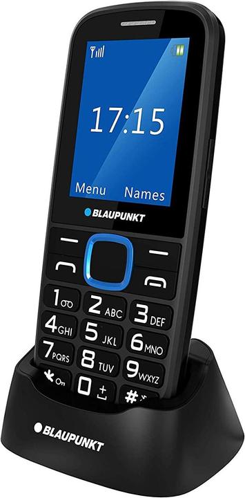 Actual product image Blaupunkt BS 04 black-blue ENG (0.03 GB, Black, Blue, Single SIM)