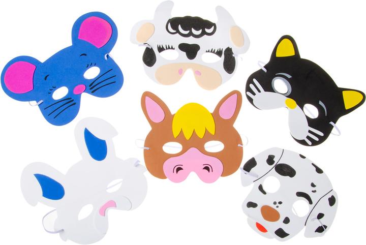 Actual product image LG-Imports Foam mask farm animal