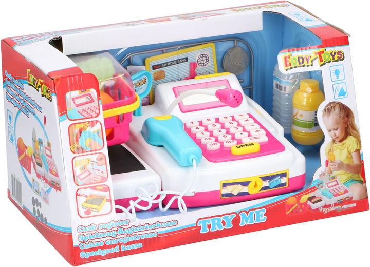 Actual product image Toy cash register with scanner, 24 pcs.