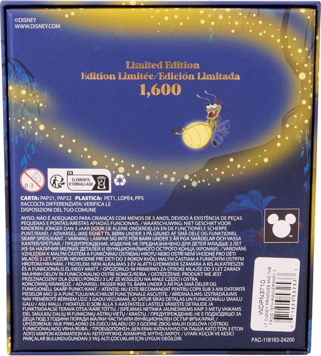 Produktbild Loungefly Küss den Frosch by Ansteck-Pins 15th Anniversary 3" Limited Edition 8 cm