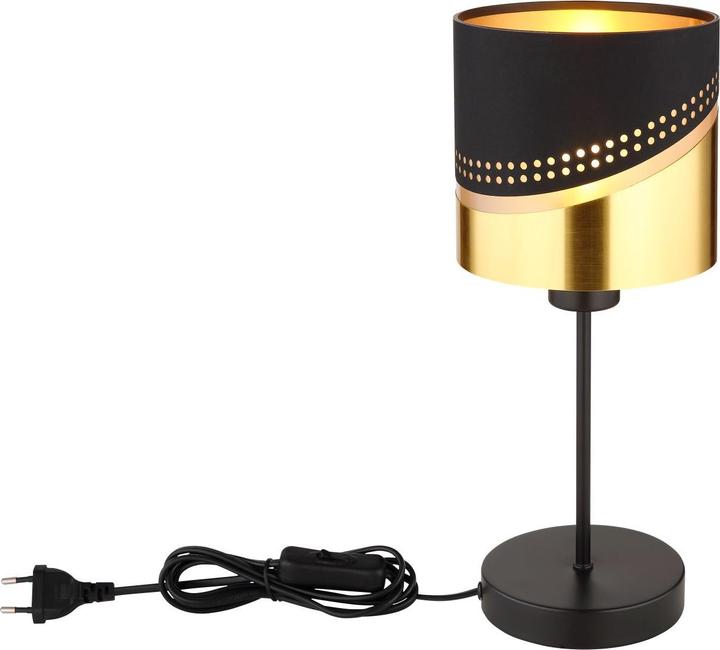 Actual product image Globo Table Lamp Metal Black Matt, 1xe27 (E27)
