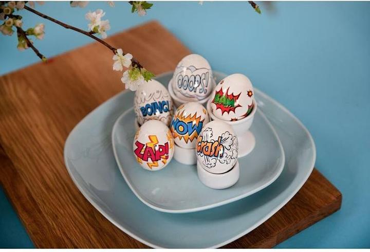 Produktbild Brauns Heitmann Banderole Sound Eggs Mehrfarbig, 12 Stück (12 x, 8 x 20 cm)