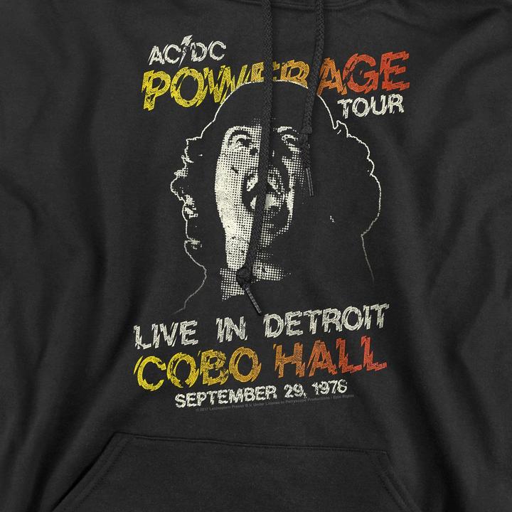 Actual product image AC/DC Mens Powerage Tour Hoodie (L)