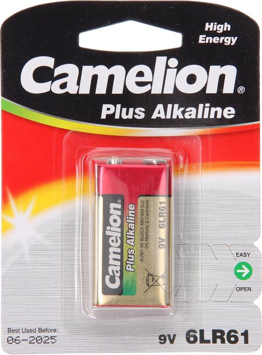 Image du produit Camelion Plus pile alcaline 9V / 6LR61 (1 pcs, 9V Block, 500 mAh)