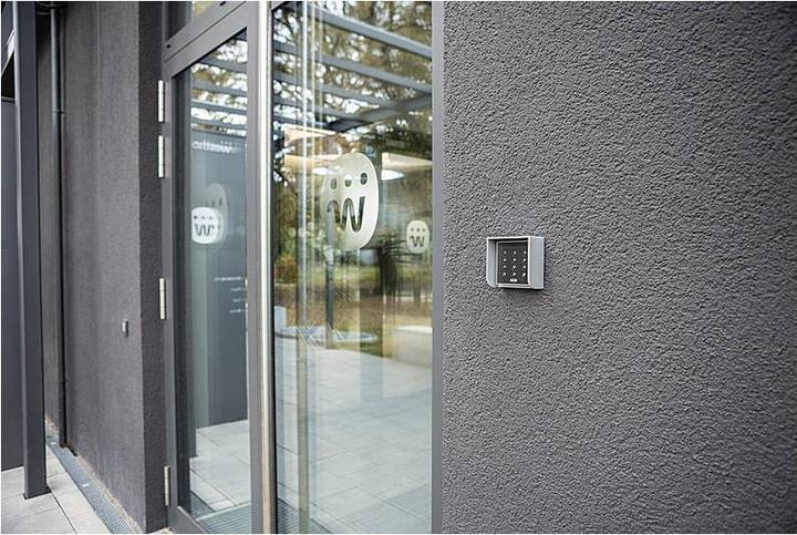 Actual product image Abus Secoris keypad reader with RFID reader (Mifare Desfire) IP54