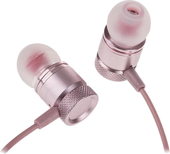Peter Jäckel FUN Stereo Headphone Premium Rose Gold mit 3.5mm Klinkenanschluss (Kabelgebunden)