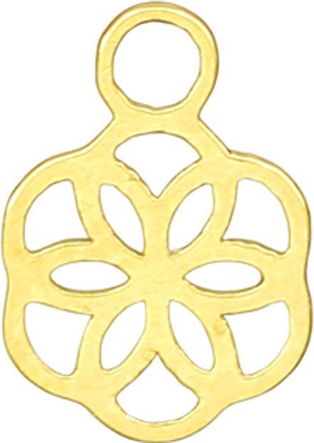 Immagine prodotto Star Piercing Anhänger vergoldet Blume des Lebens (senza ottone, Acciaio chirurgico 316L)