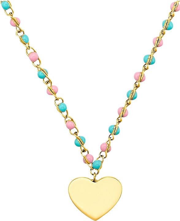 Produktbild Prinzessin Lillifee Halsschmuck für Mädchen, Edelstahl IP Gold | Herz (Edelstahl, 35 cm)