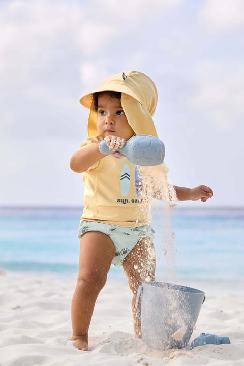 Actual product image Lässig Baby-Bademode Bade-Shirt LSF Short Sleeve Rashguard - Surfboards (80)