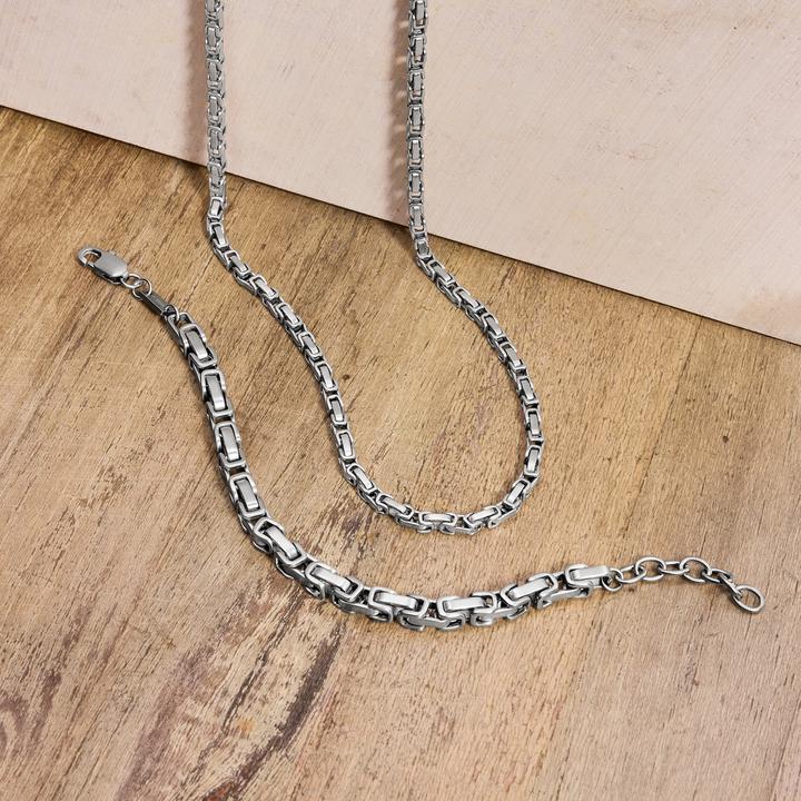 Produktbild S.Oliver Armschmuck für Herren, Edelstahl (23 cm, Edelstahl)