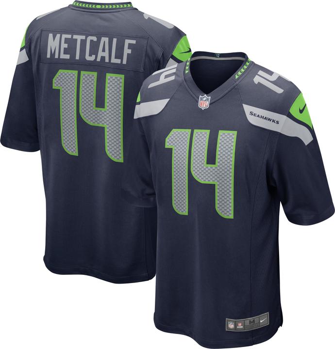 Nike Seattle Seahawks Game Jersey Metcalf 14 S (S)