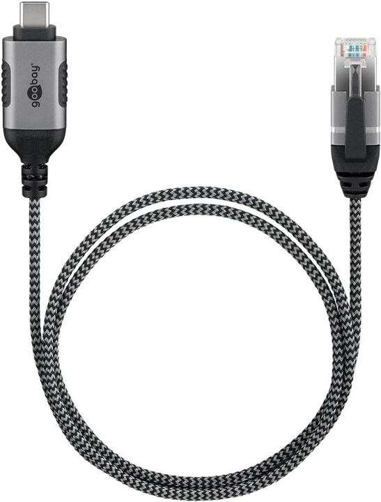 Produktbild Goobay Ethernet-Kabel USB-C 3.1 auf RJ45, Slim, 10 m (USB 3.1, RJ45 (1x))