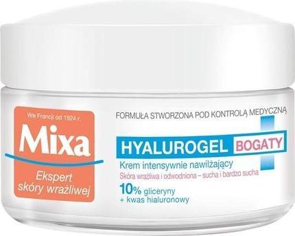 Mixa Hyalurogel Sensitive Skin Expert Intensive Moisturizing Cream 50ml (50 ml, Gesichtsgel, Tagescreme)