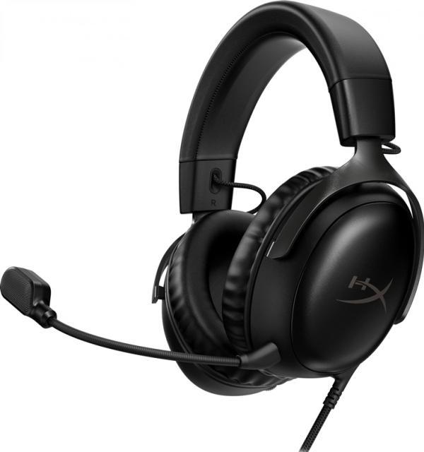 Actual product image HyperX Cloud III Wired Gaming Headset, Black (Cable)
