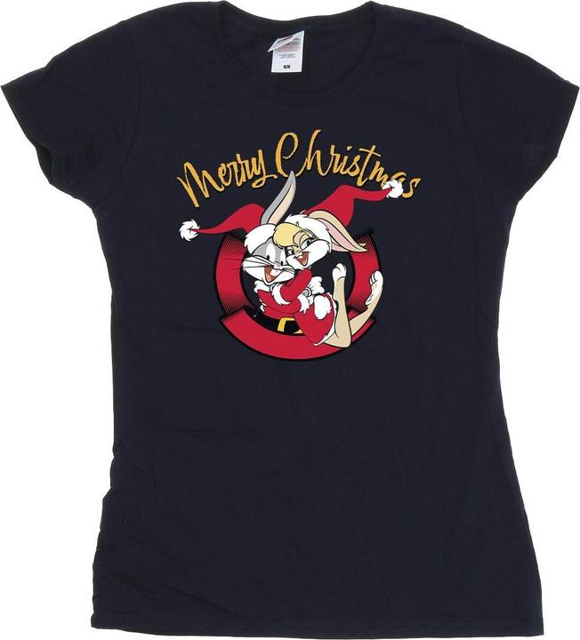 Actual product image Looney Tunes Womens/Ladies Lola Merry Christmas Cotton T-Shirt (XL)